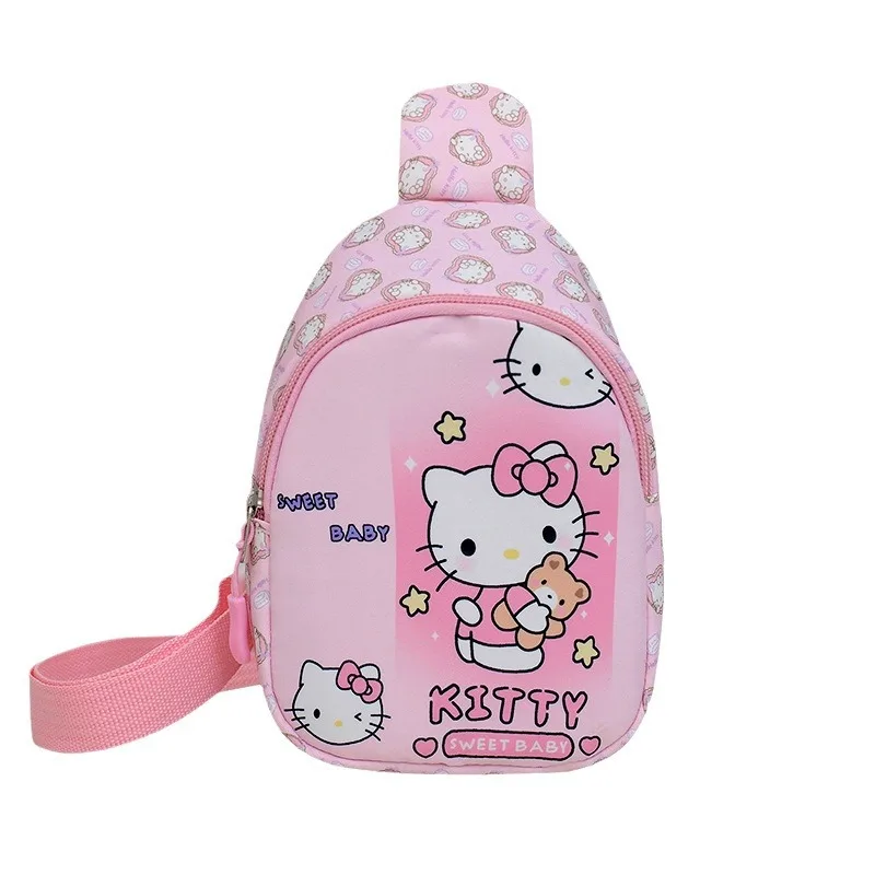 New cartoon Kuromi  Kids Chest Bags Boys Cute Chest bag waist bag