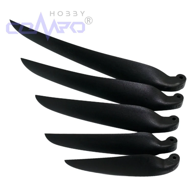 

2 Pairs Electric Model Glider Flying Folding Paddle Diameter 6-18.5Inch Black Folding Propeller for RC Airplane Accessories