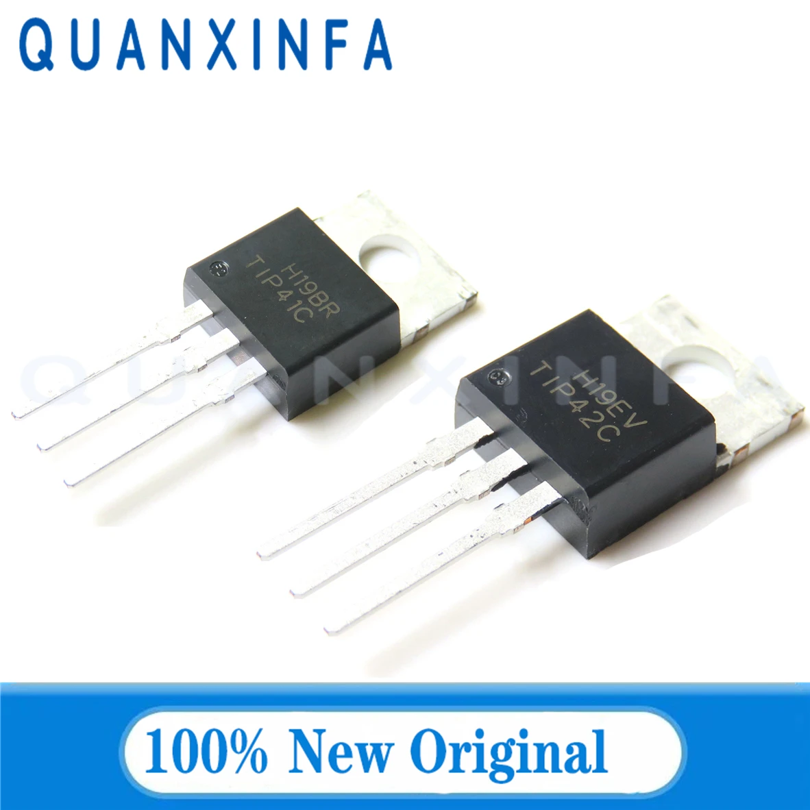 10PCS TIP41C TIP42C in-line TO-220 TIP41 TIP42 New original power transistor triode