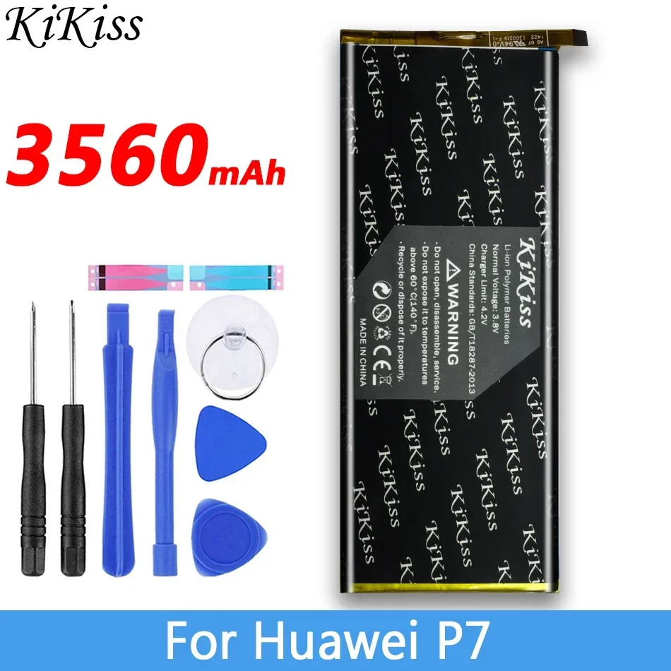 3560mAh HB3543B4EBW Li-Polymer Battery For Huawei Ascend P7 L07 L09 L00 L10 L05 L11 Phone Battery for For Hua wei P7