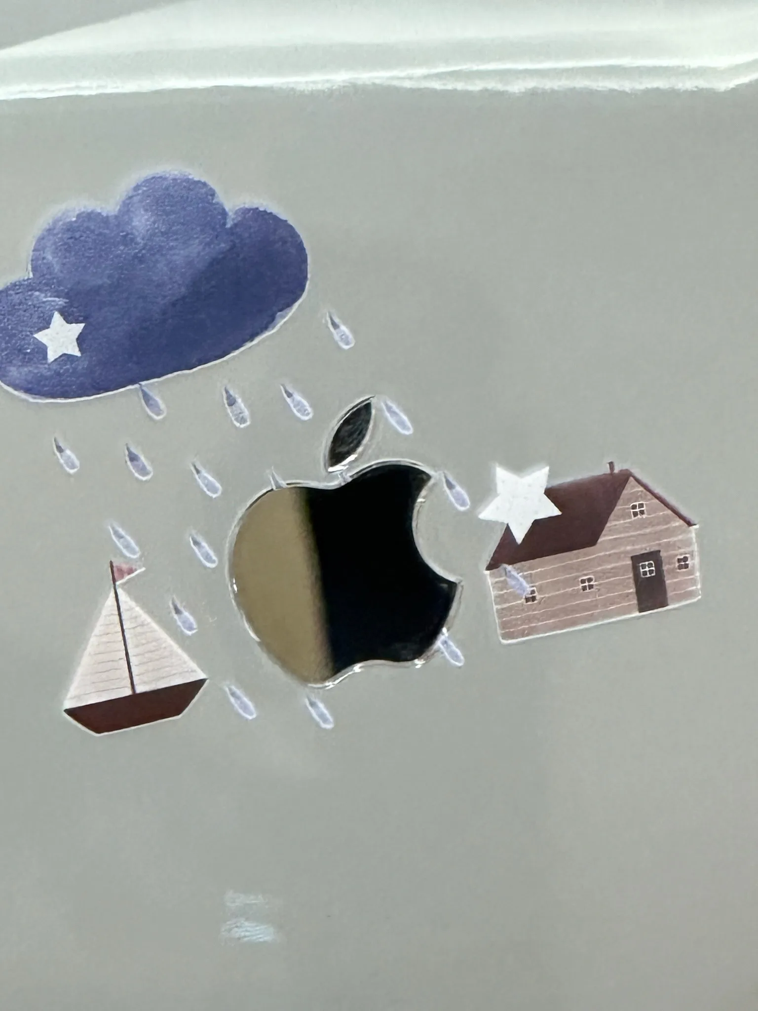 Rainy Day Transparent Crystal Laptop Case For Macbook Air 13.6 M4 NEO 15 M3 For Mac Book Pro 13 M1 M2 14 M4 M5 16 Hard Cover