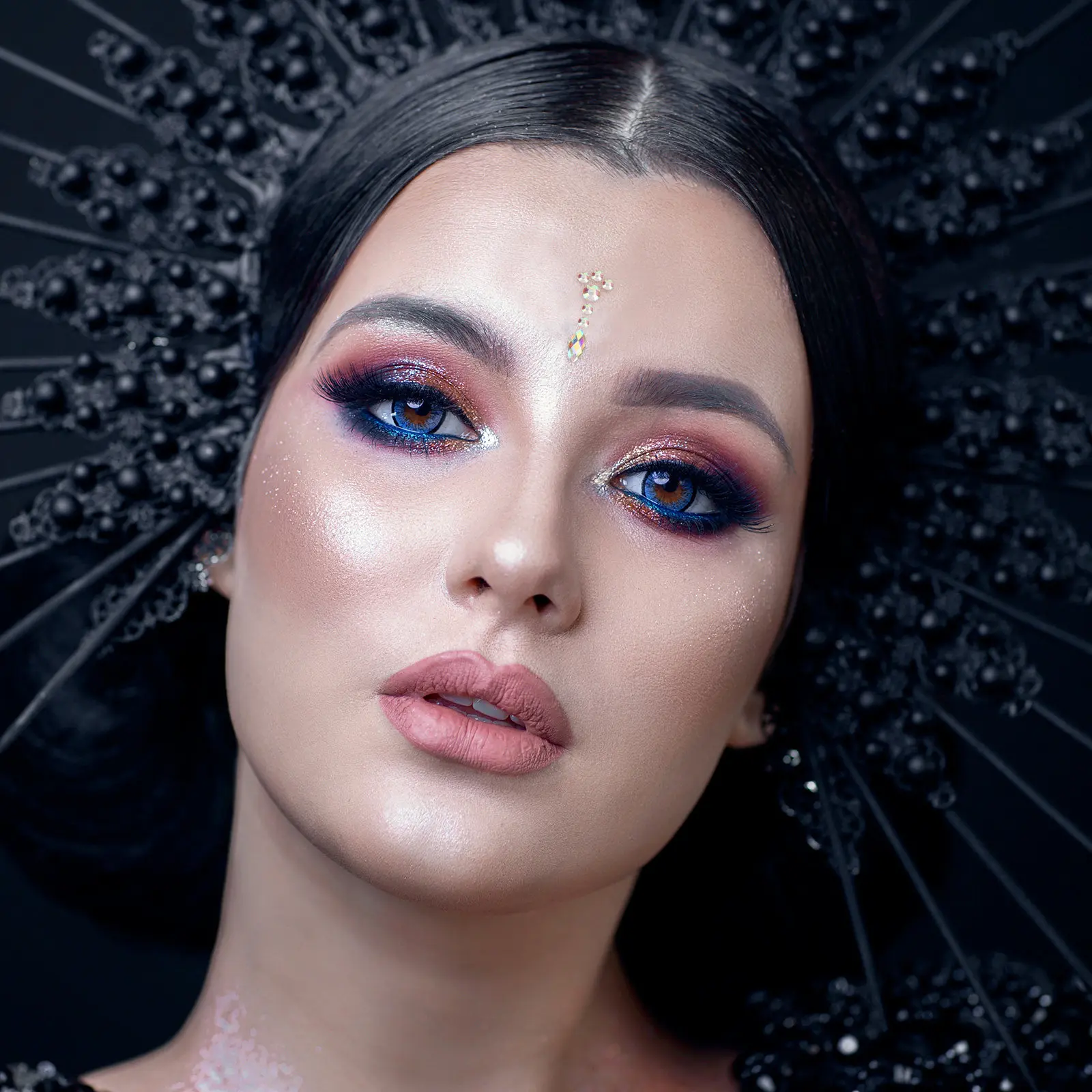 

7 Sheets Face Decals for Women Body Jewels Festival Makeup Decoration Sparkling Forehead Gems Party Accessories Stick