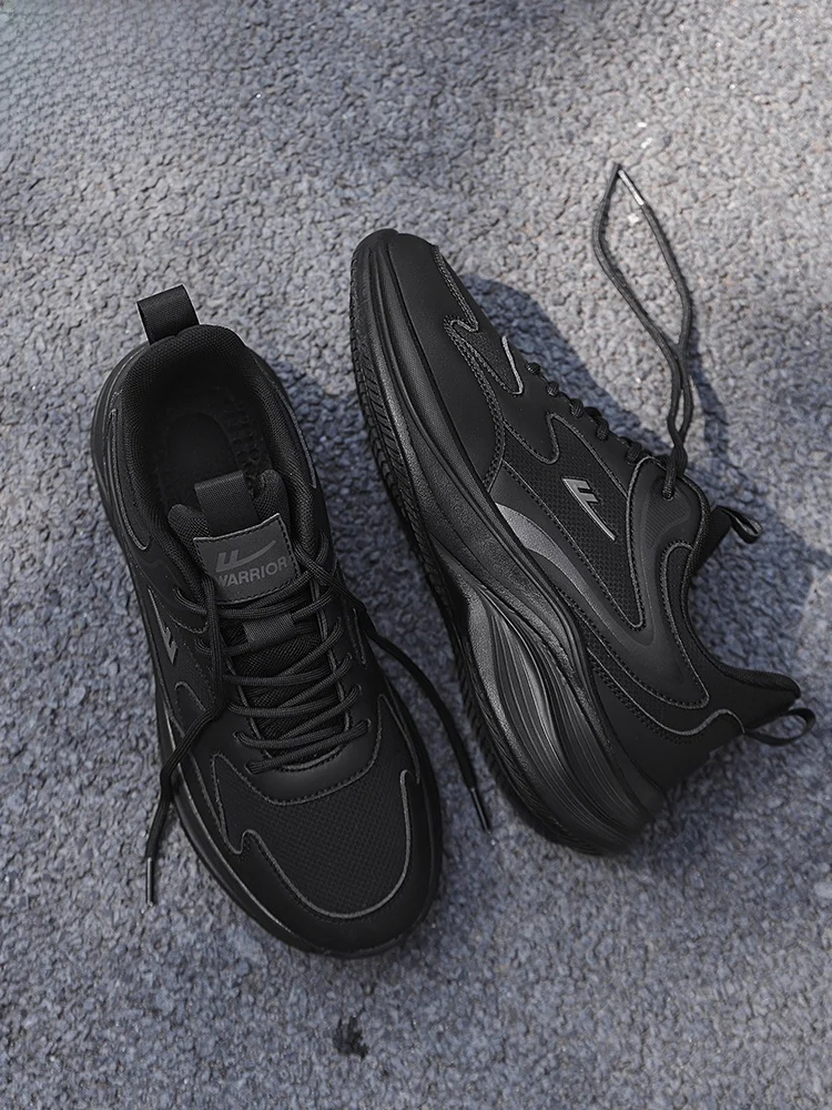 

Мужские кроссовки Warrior для бега, легкие повседневные кроссовки для мужчин и женщин, дышащий внутренний материал, плоская подошва