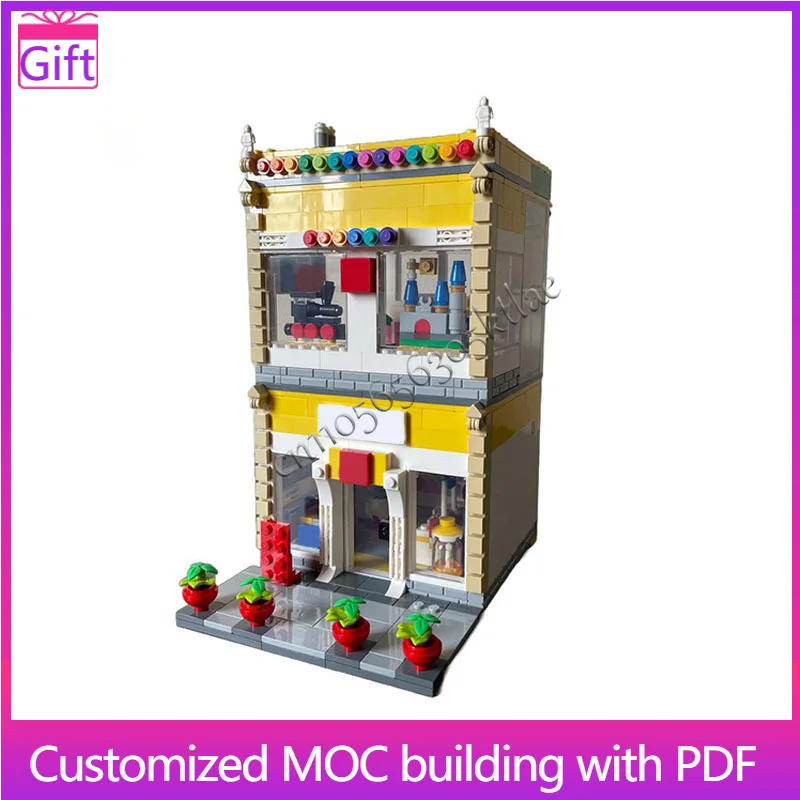 

1014 Parts Hot Selling MOC Store Model Building Bricks Modular DIY Sets Assembly Blocks Toys Exquisite Children's Birthday Gift