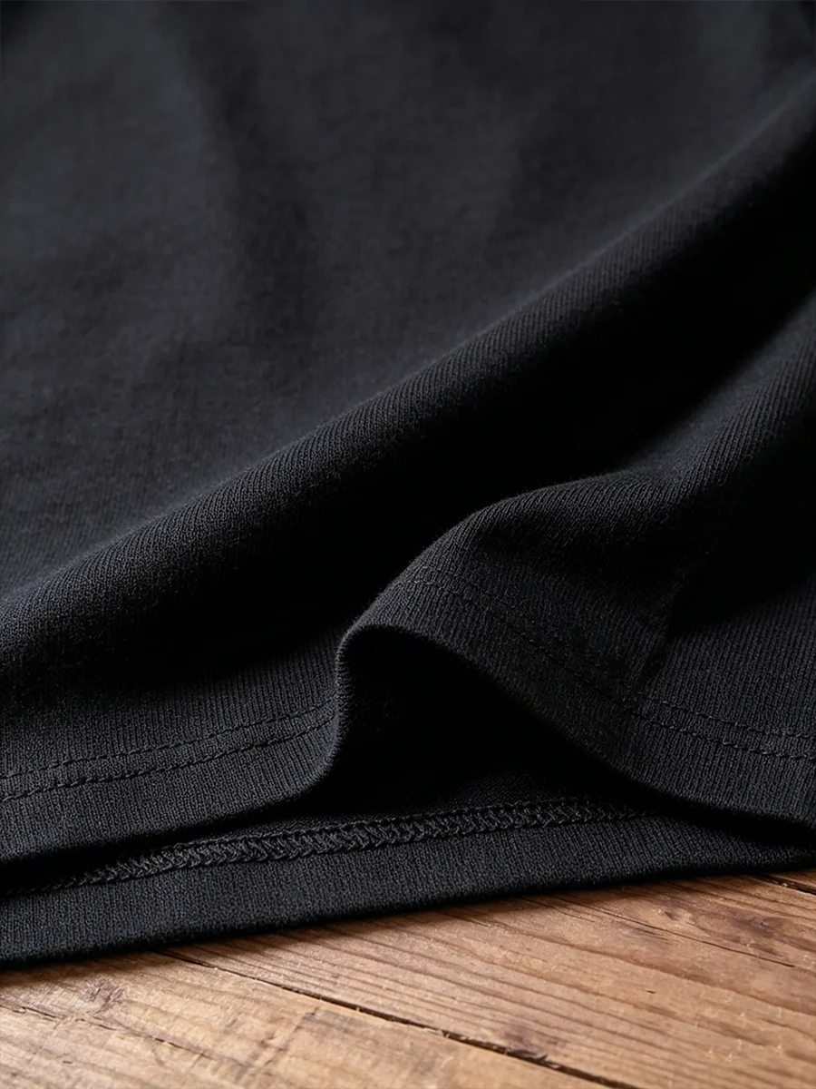 Gefüttertes Damen-T-Shirt mit Schmetterlingsdruck, Rundhals-Kurzarm-T-Shirt, T-Shirt aus reiner Baumwolle, lässig und bequem – Detail 8