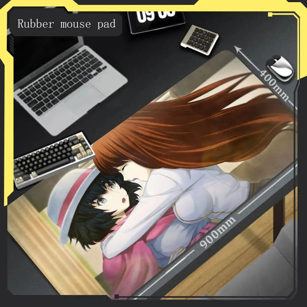 

Anime Steins;Gate Mouse Pad Electronic game mouse pad is easy to use with anti slip and wear-resistant size suitable for desktop