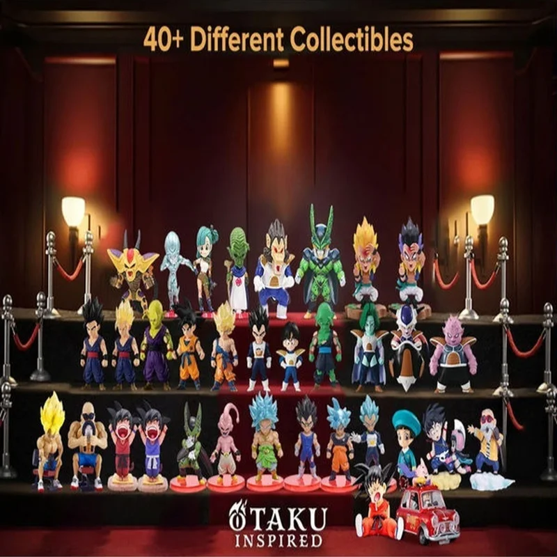 جديد لعبة دراغون بول الذكرى الأربعين سلسلة يوم القدوم لكمة وين صندوق أعمى مع شجرة عيد الميلاد الديكور الاكريليك اللعب هدية #4