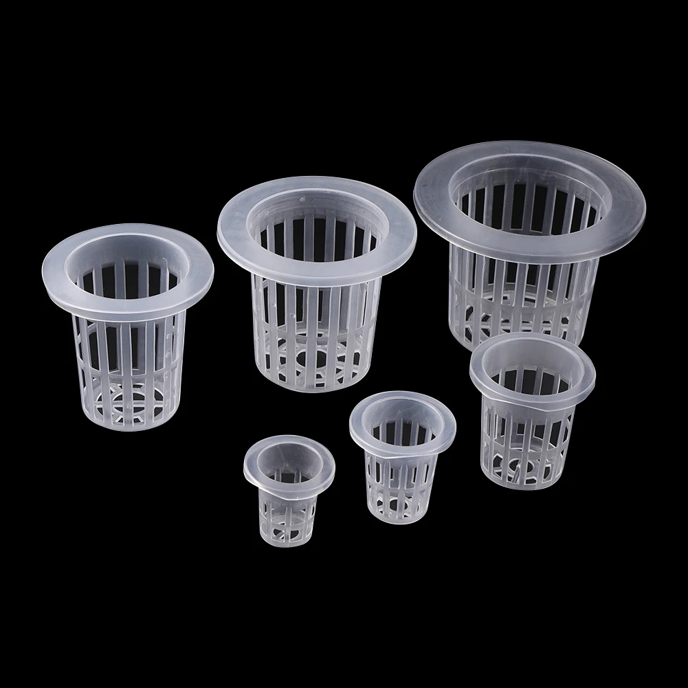 20Pc Hydroponic Colonization Mesh Pot Net Cup Basket Hydroponic Aeroponic Planting Grow Clone Nursery Plant Soilless Garden Tool