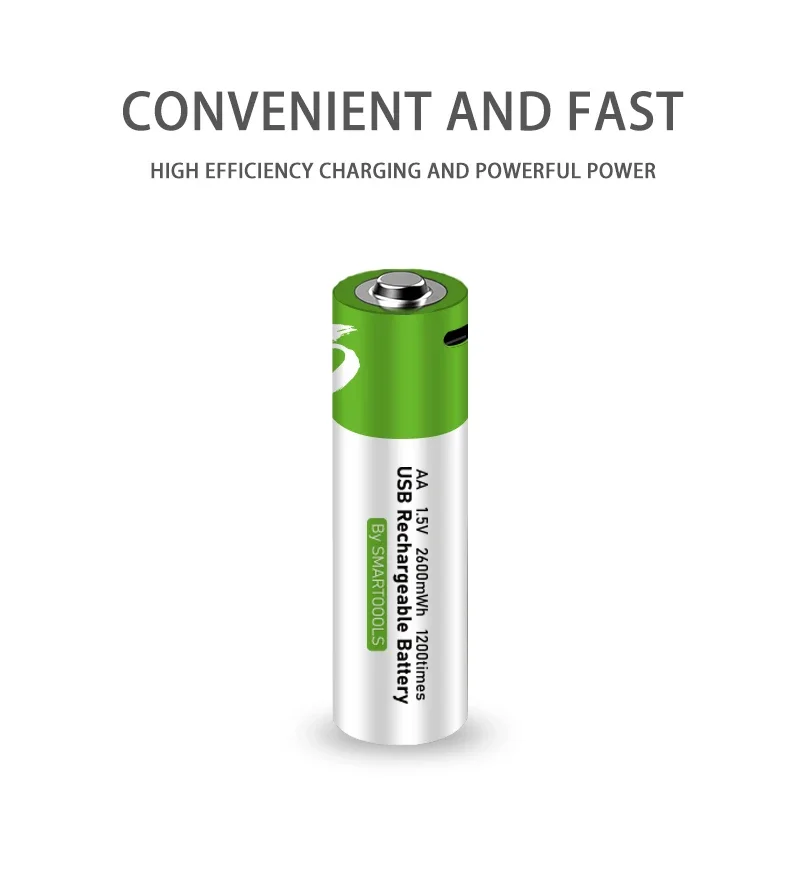 Batterij Usb Aa 1.5V Oplaadbare Batterij Aa Ondersteunt Direct Opladen Van C-Line Pilas Oplaadbare Batterij Li-Ium Batterijen