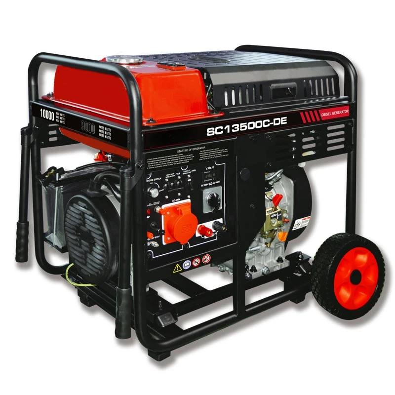 Senci Hot sale high efficiency whole sale prices 5.5kva die sel engine driven portable dies el generator set