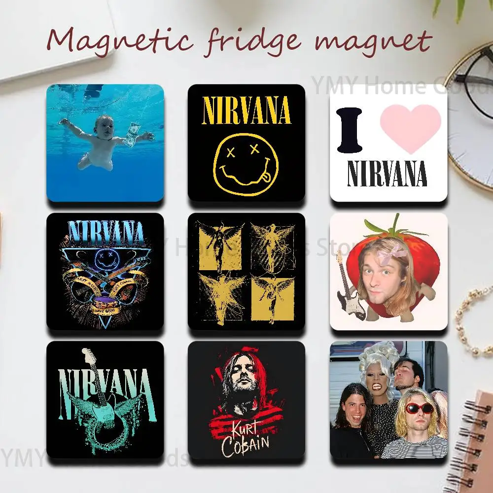 Band N-Nirvana Magnet Refrigerator Fridge Sticker for Home Decor DIY Wall Decor