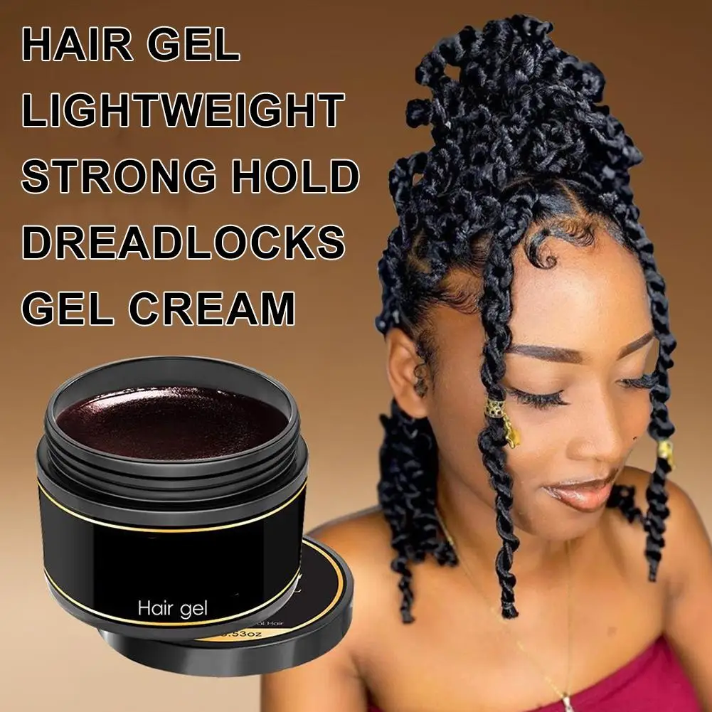 100g Dreadlock Gel Long-lasting Natural-looking Dreadlocks Styling Professional Wig Cream Non-greasy Fresh Cream Hairstylin O0S7