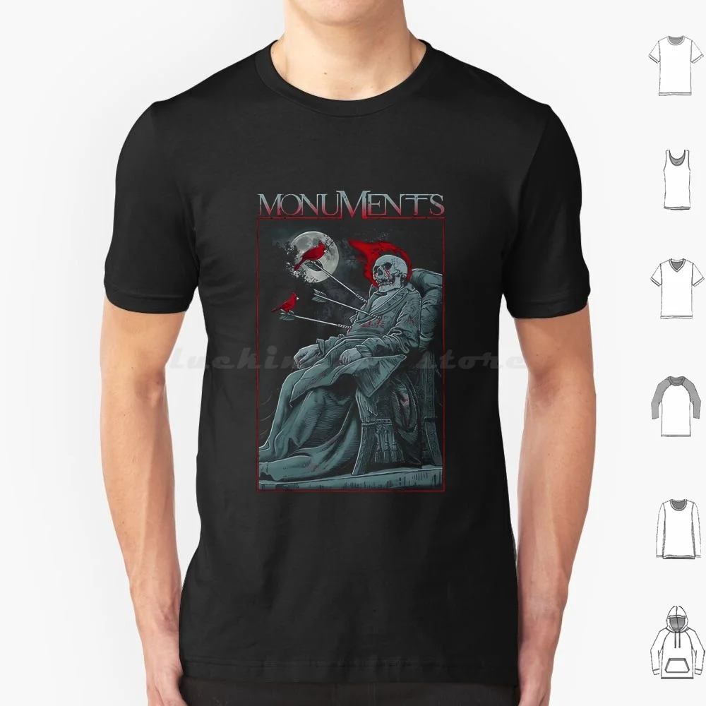 Monuments-The Cardinal T Shirt 6xl Cotton Cool Tee Monuments Band Metal Heavy Metal Progressive Metal Arrow Music Metal Band