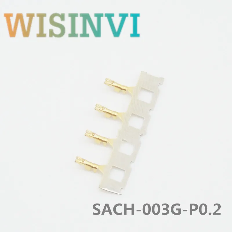 100 unids/lote SACH-003G-P0.2 calibre de cable 28-30AWG conector Terminal pin terminal de voltaje diario