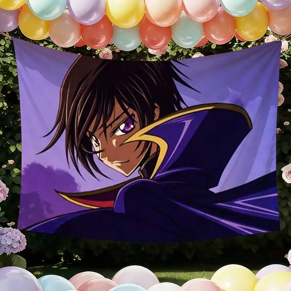 Anime C-Code Geass Flags Wall Hanging Tapestry Outdoor Garage Room Decorative flag Background Blanket