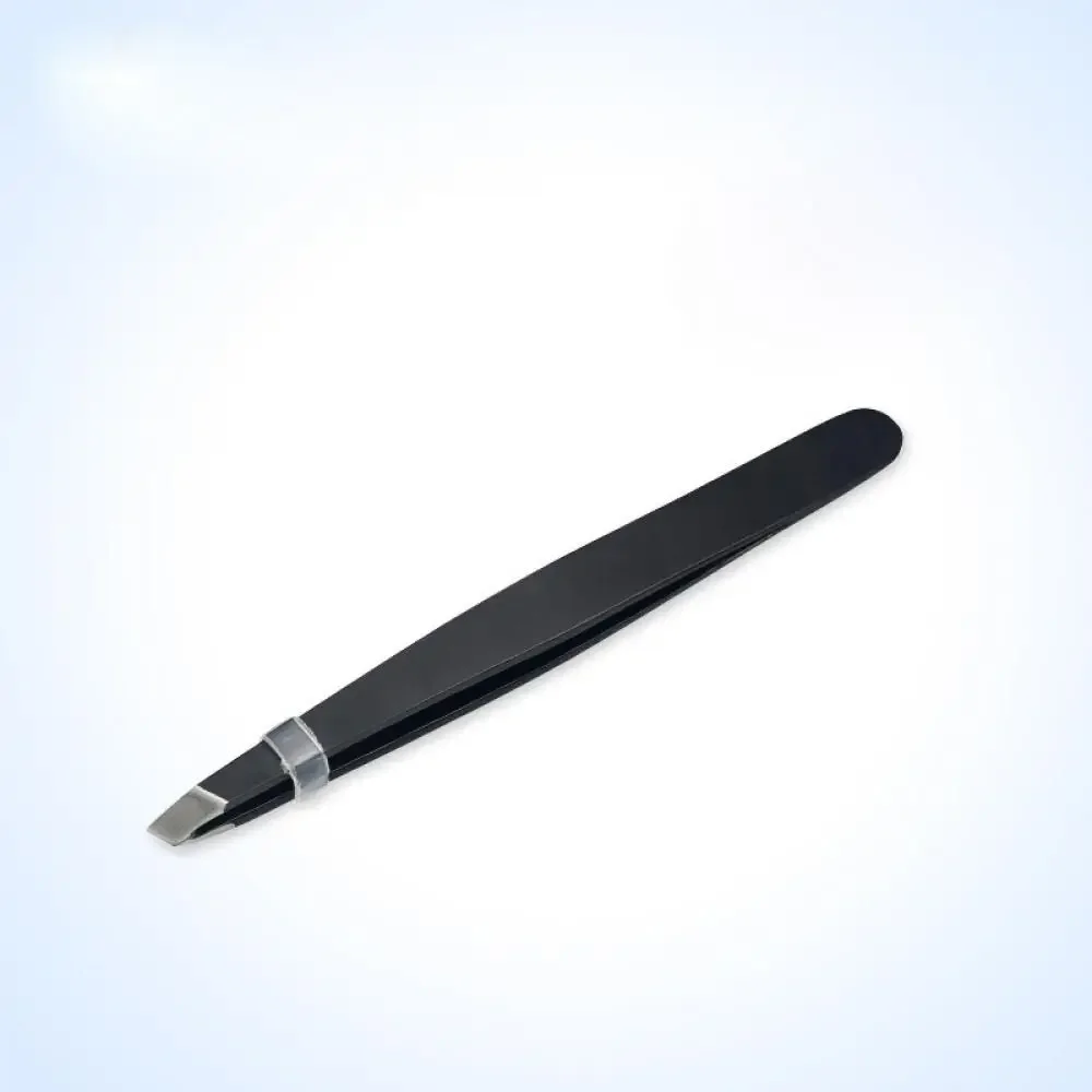 Lady Beauty Slant Stainless Steel Makeup Tools Hair Removal Eyebrow Tweezer