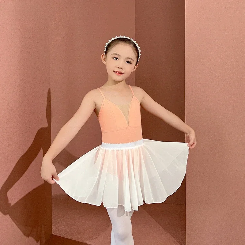 Meninas ballet dança traje ginástica dancewear collant para ballet profissional tutu ballet exercício vestido trajes de bailarina