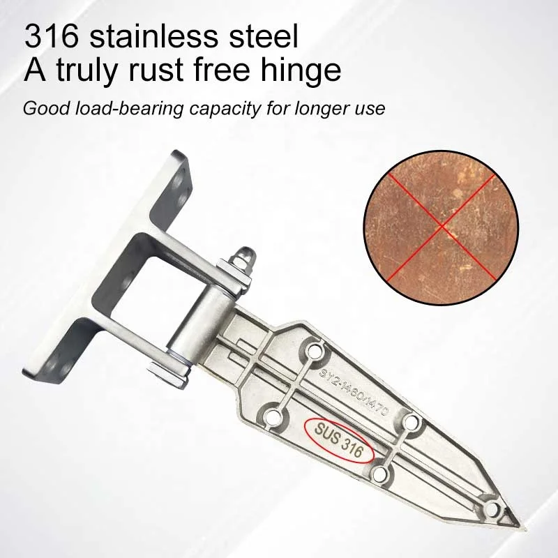 冷蔵室用頑丈防錆SUS316ステンレス鋼1460冷蔵室ドアヒンジ（ヘビーデューティー用）