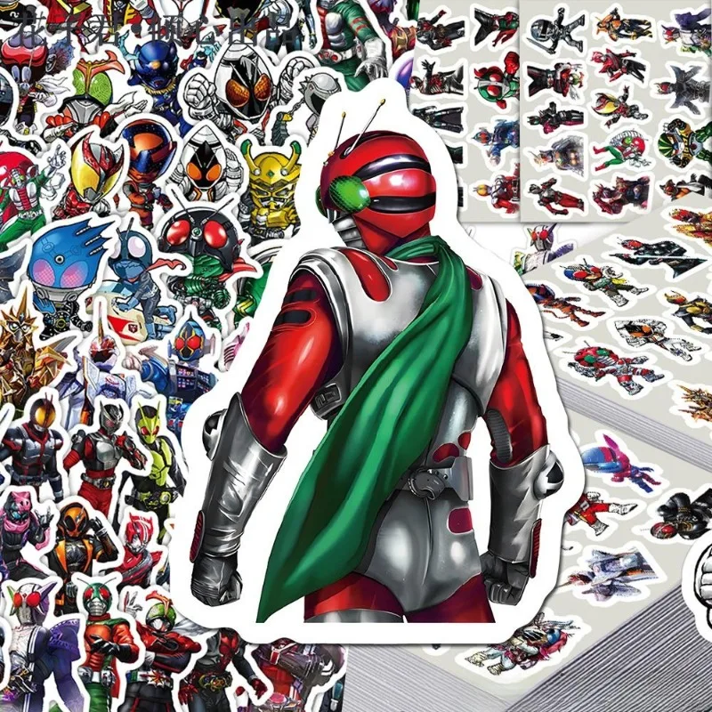 103Pcs Kamen Rider Ins Aesthetic Cute Cartoon Stickers Waterproof DIY Anime Merch Decals for Notebook Laptop  Desktop Decoration