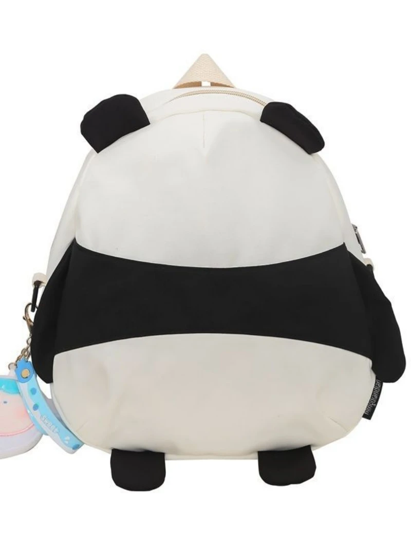 Urso pequeno bonito Diagonal Straddle Bag, saco de múltiplos propósitos, lona ombro costas, nome personalizado, cor de contraste bonito, novo