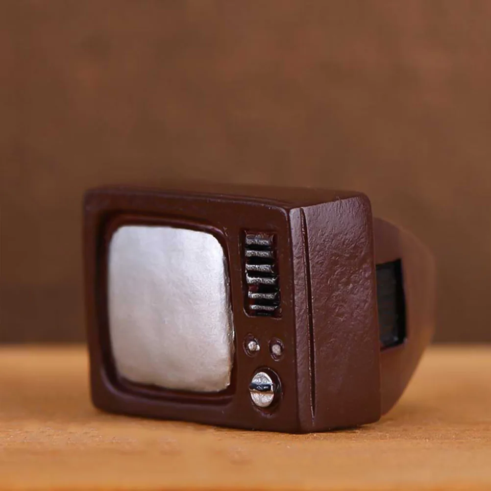 

1Set Retro Resin Piano Phonograph Miniature Lovely Compact Ornament for Home Miniature Decorations Gift Gift