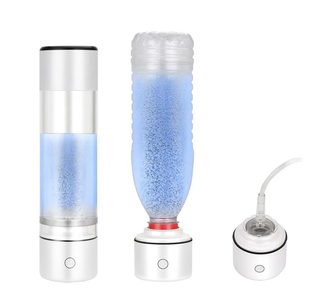 Hot MRETOH Molecular Nano  Healing Water Smart Miracle Cup Mineral Bottled Water Portable Inhale H2 Device SPE PEM TECH