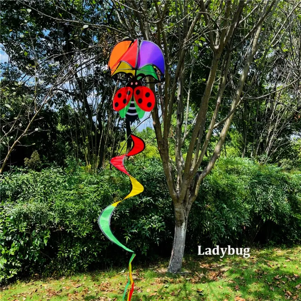 Pingente de guarda-chuva colorido de desenho animado, não tóxico, pano de suspensão e plástico, vintage, pára-quedas colorido, peça de sinos de vento