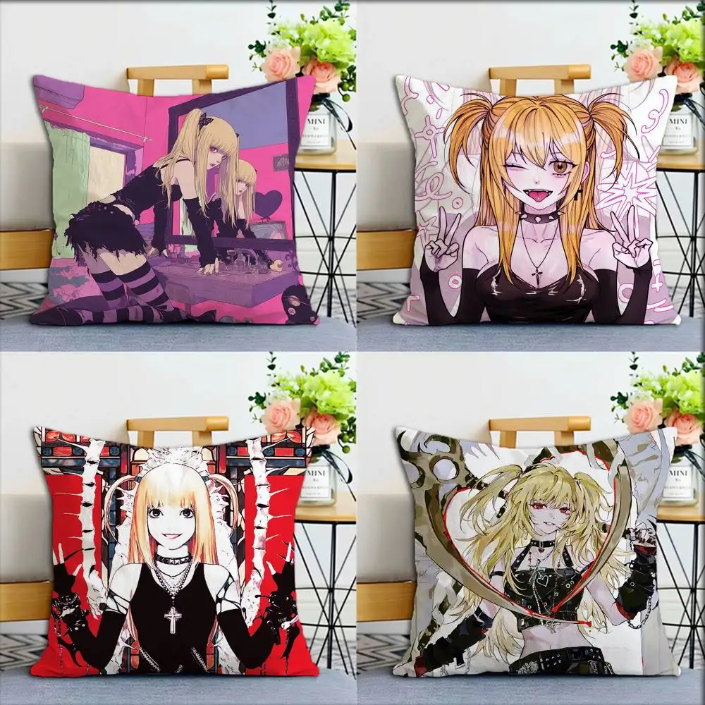 

Misa Amane Comic Character World Various Sizes Square Pillow Case For Car Home Bedchamber Decor