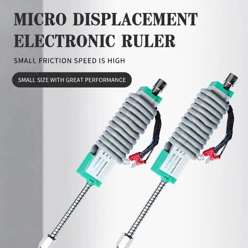 KTR 10 25 50 75 100mm Linear Displacement Sensor Automatic Reset Electronic Ruler Miniature Spring Displacement Transducer