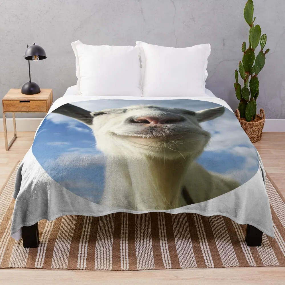 

Goat Simulator Throw Blanket cosplay anime Soft Big Blankets For Sofas Blankets