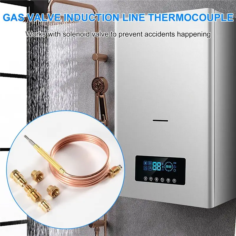 A77I 900 مم موقد غاز مجموعة الحرارية العالمية M6X0.75 مع المكسرات المسكوبة (خمسة) استبدال الحرارية