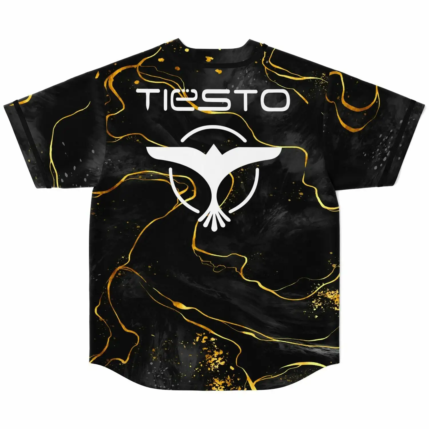 Tiesto Jersey Festival DJ Merch Jersey Harajuku Thin button Baseball Uniform Men/Women Baseball Jersey For EDM Festivals Color2