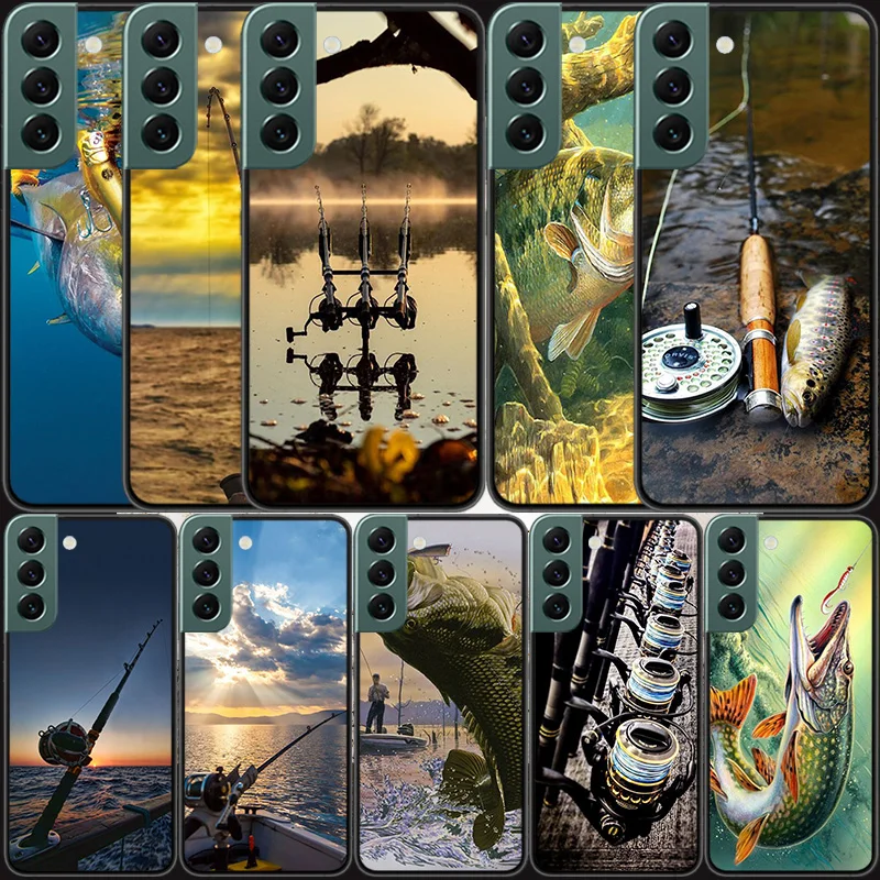 Recreational activities Carp Fishing Fish Phone Case For Samsung A15 A25 A35 A55 A16 A26 A36 A56 Galaxy A12 A22 A32 A52S A05S A0