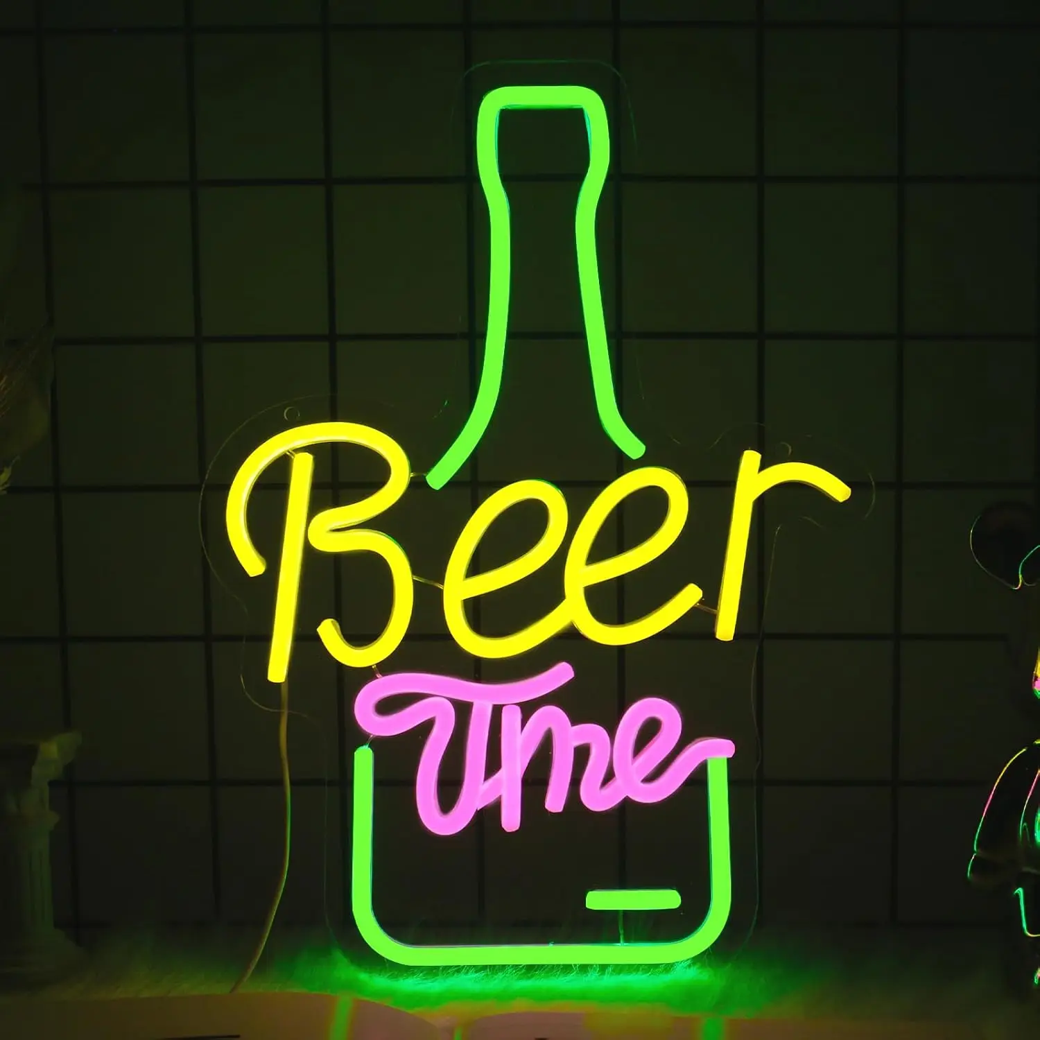 Bier Neon Sign USB Powered Dimbare LED Bar Sign voor Home Bar Tavern Club Pub Party Man Cave Decoratie Neon Light