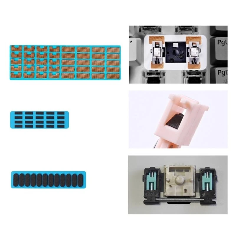 Tấm ổn định tấm đệm Công tắc Vệ tinh Vệ tinh Công tắc dây thép Silencers Pad