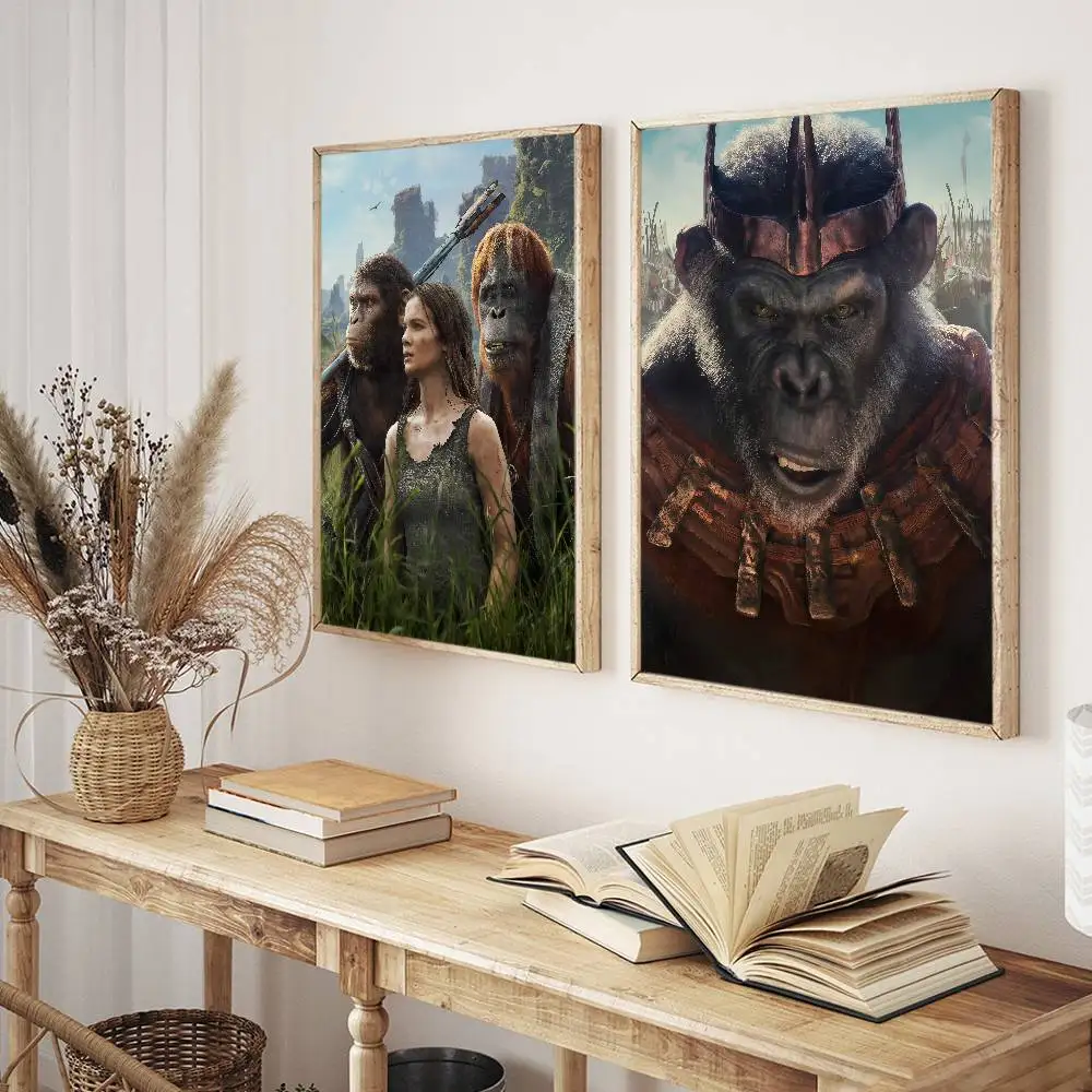 Movie Rise of the Planet of the Apes Poster Wall Canvas Painting for Club Living Room Home Decor - view 5