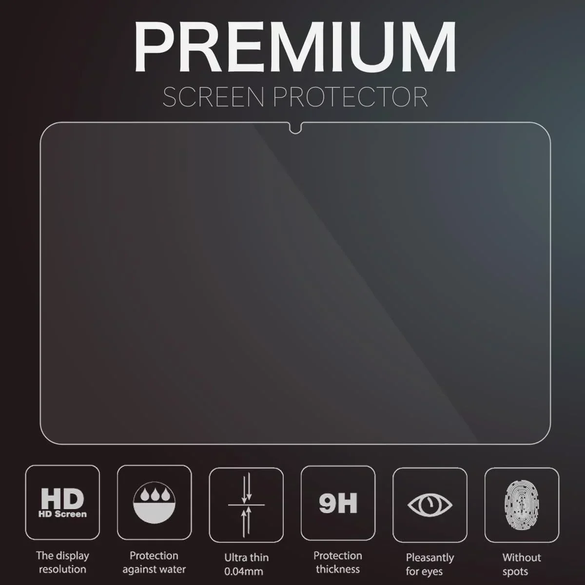 For Teclast P40HD 10.1 Inch Tempered Glass Screen Protector 2022 Tablet Sceatch Proof HD Clear Bubble Free Protective Film