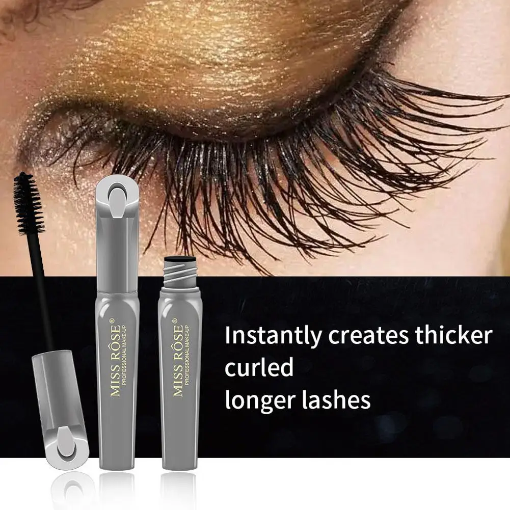 Mascara per Extension ciglia nero estensione Volume e lunghezza Mascara allungante naturale nero più morbido squisitamente ispessimento Fu E8b7