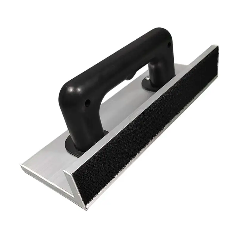 Metal Corner Sander with Two Abrasive Attachment Areas for Focused Hand Sanding on Interior Corners, Straight Boundaries, D2RD