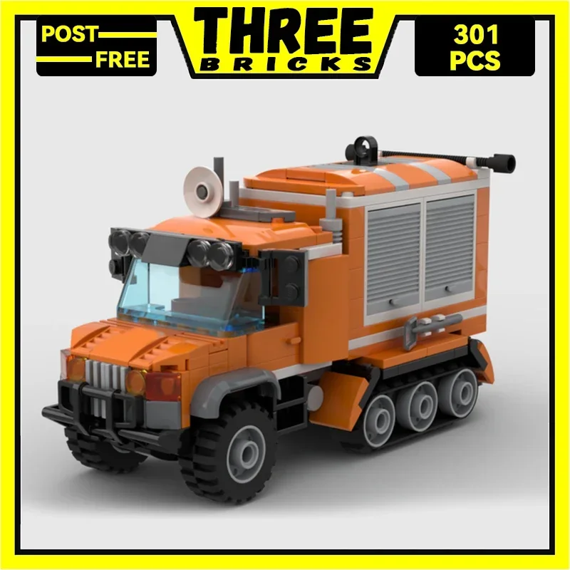 ThreeBricks Moc Building Blocks Car Model Series Arctic Half Track Car Technology Bricks DIY Toys For Kids Children Gifts  Cars