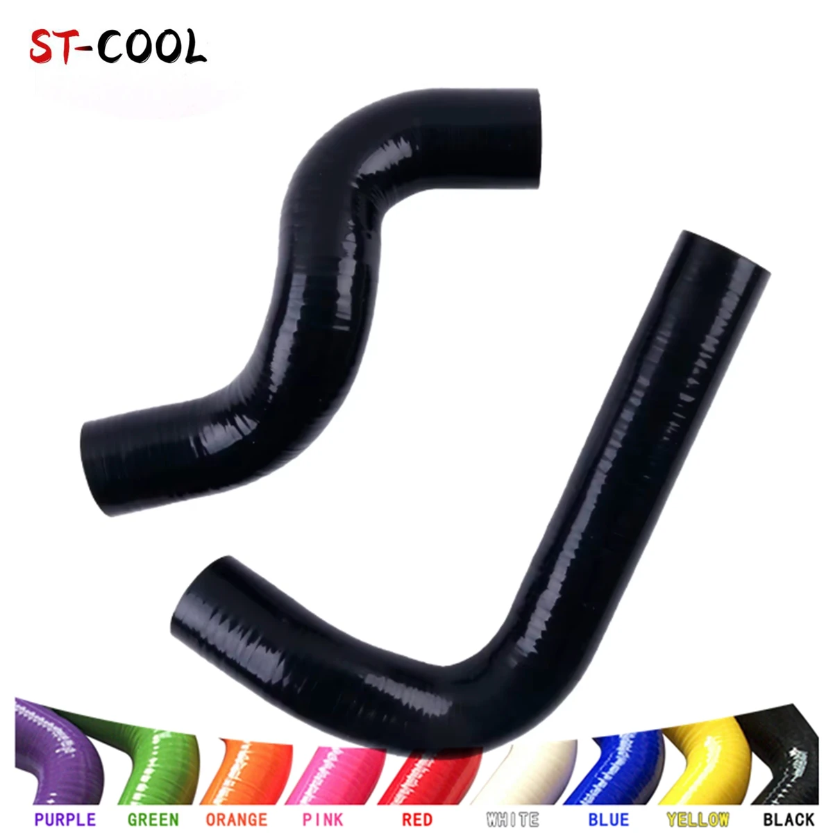 FOR 1984-1985 MAZDA RX-7 RX7 GSL-SE FB 1.3L 13B Engine Phase 2 Radiator Hoses Silicone Tubes Kit Piping 2Pcs