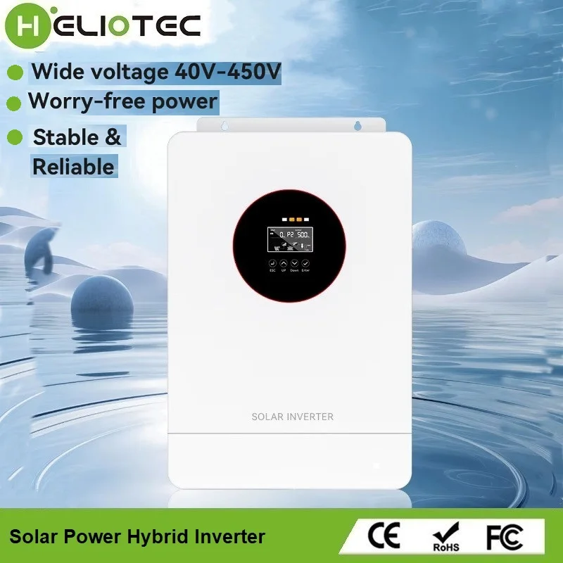 Smart 4.2/6.2KW 24/48V 100A MPPT Pure Sine Wave Invert Off Grid all in one Solar Power Hybrid Inverter