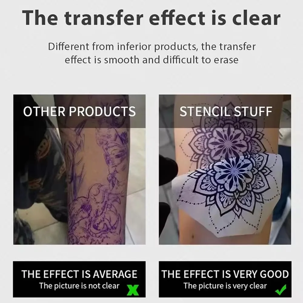 120 مللي استنسل الوشم جل سحري ناسخة حرارية احترافية نقل الوشم حل كريم حبر الوشم مجموعة إمدادات الوشم