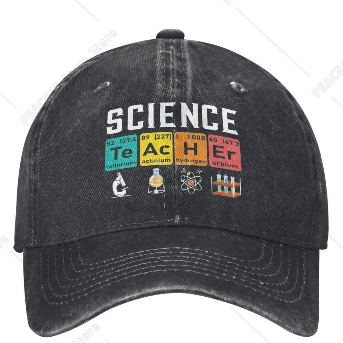 

Science Teacher Elements Baseball Cap Funny Science Chemistry Physics Rock Dropshipping Trucker Hat Couple Vintage Snapback Cap