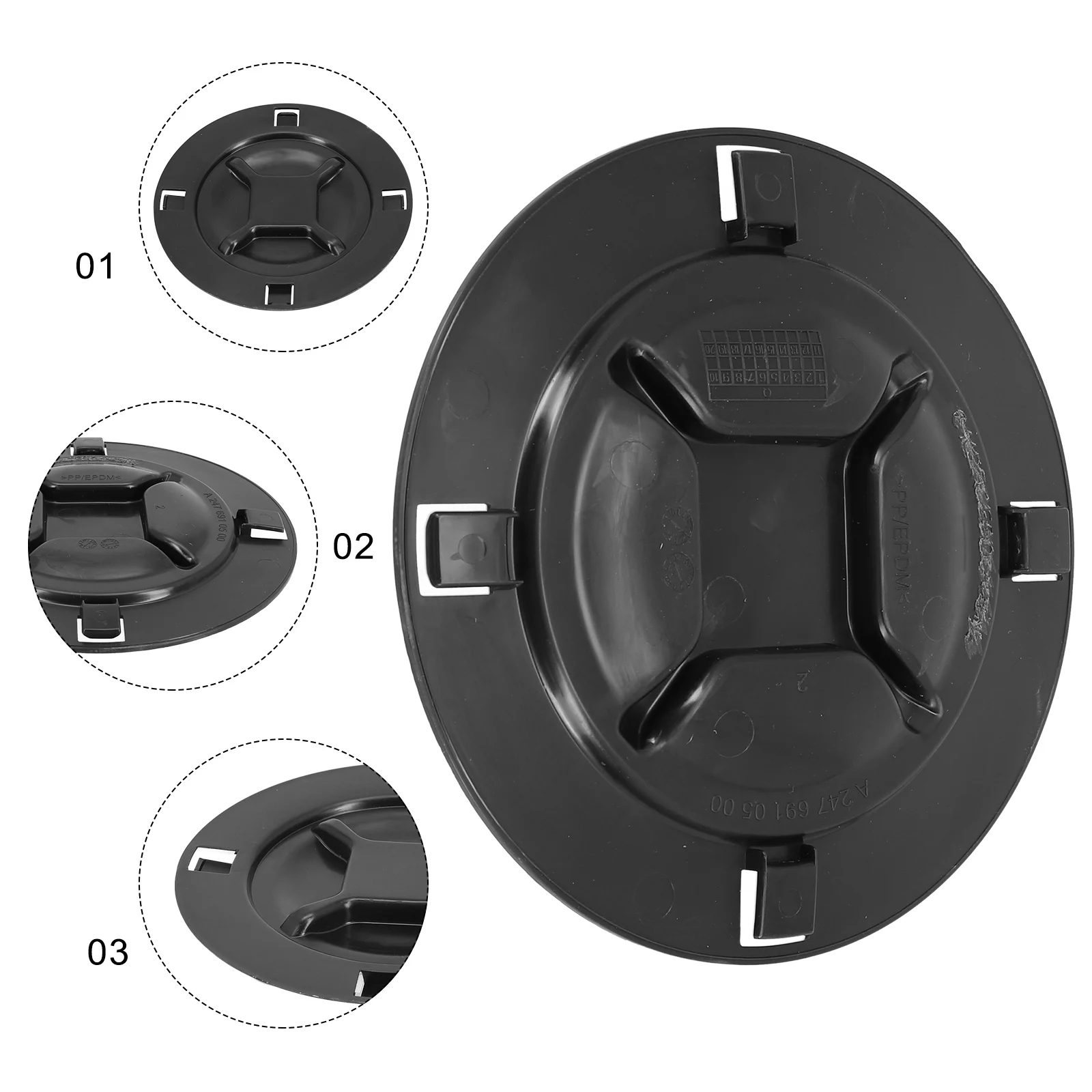 Practical Auto Front Wheel Cover Plastic Replacement Part 2476910500 Access Cover FOR MERCEDES A W177 2019-2020