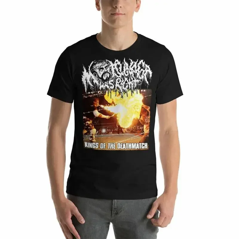 MATSUNAGA WAS RIGHT Kings Of The Deathmatch T Shirt NEW GCW Nick Gage ECW FMW