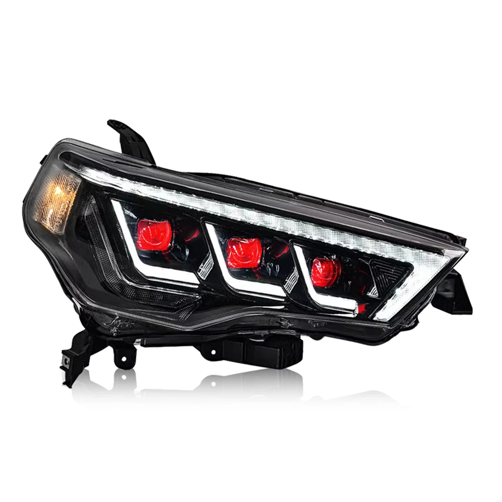 

Assembly Head Light Front Head Light for t a 4 Runner 2014-2020 With 3 Lens Head Lamp Auto Lighting System RUN-A003