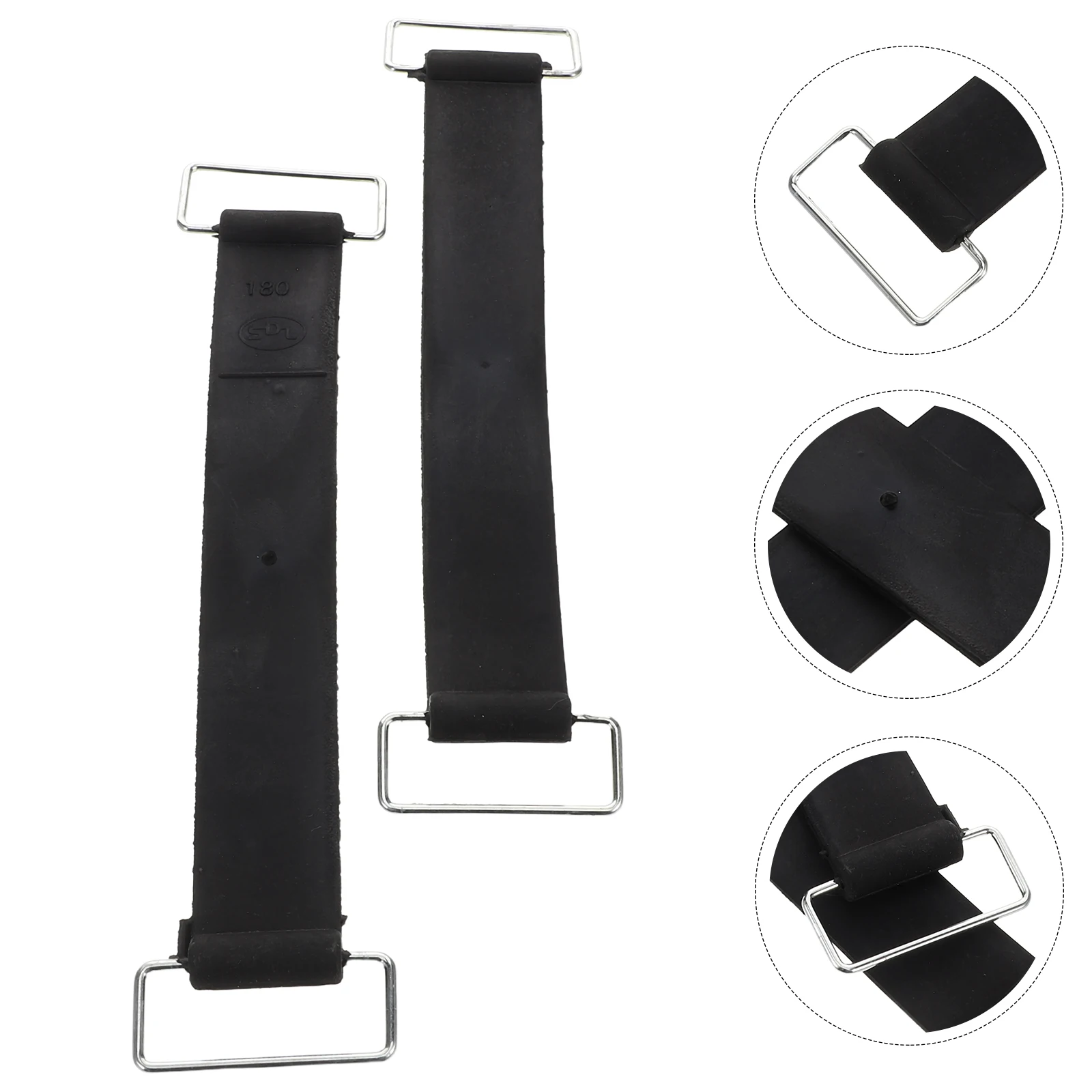 

2pcs Motorcycle Strap Rubber Hold Down Secure Fastening Bands Adjustable For Car Boat Electric Scooter Nonslip Reusable