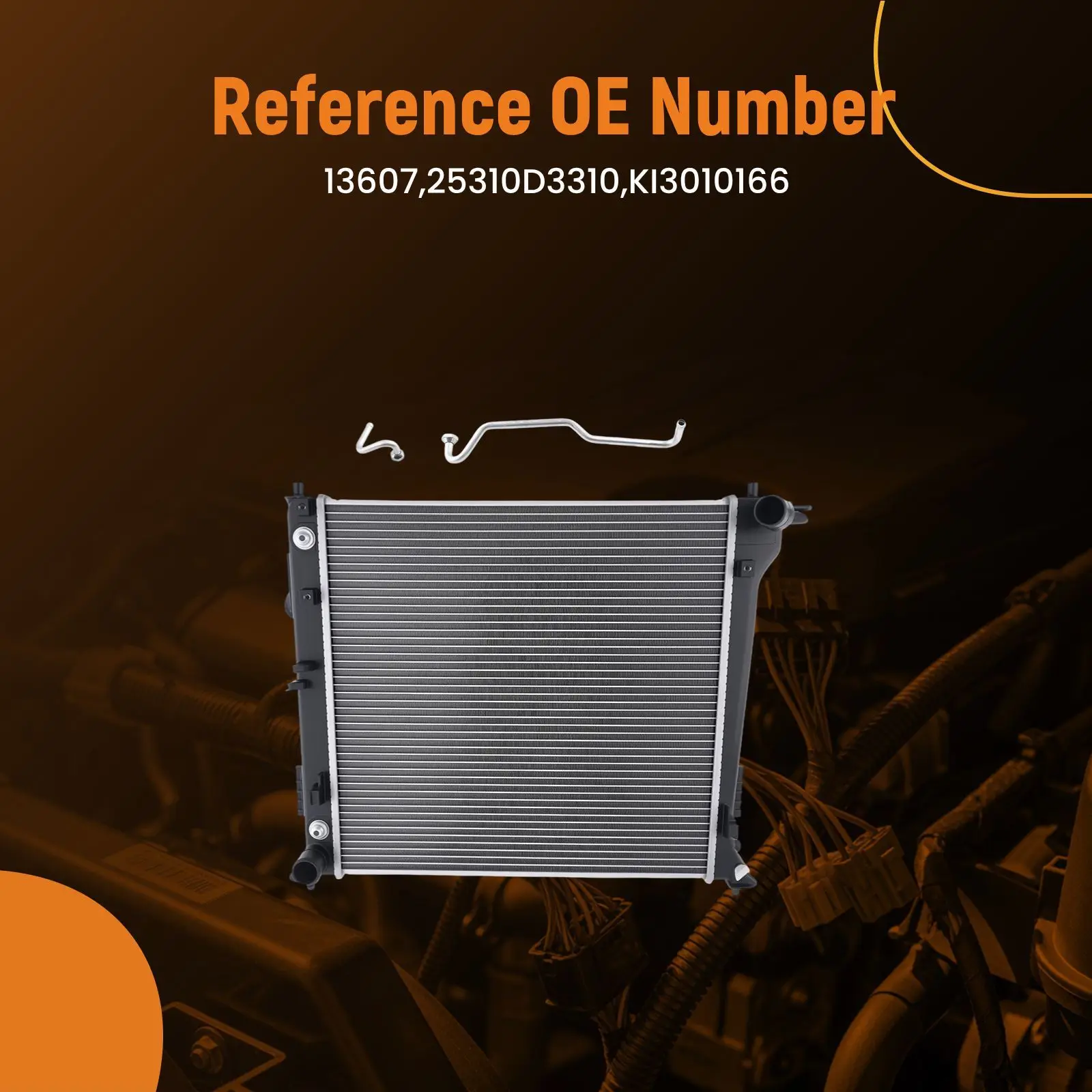 

Coolant Radiator for Kia Sportage SX Turbo 2017-2021 25310D3310 13607