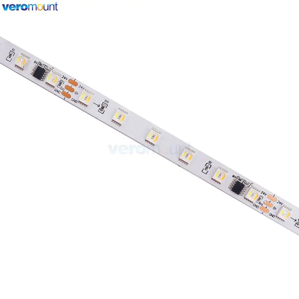 5M RGBCCT RGBWW LED Strip DC24V FW1906 Similar To WS2812B 10Pixels/60LEDs/M Individual Addressable SPI Pixel LED Strip Light